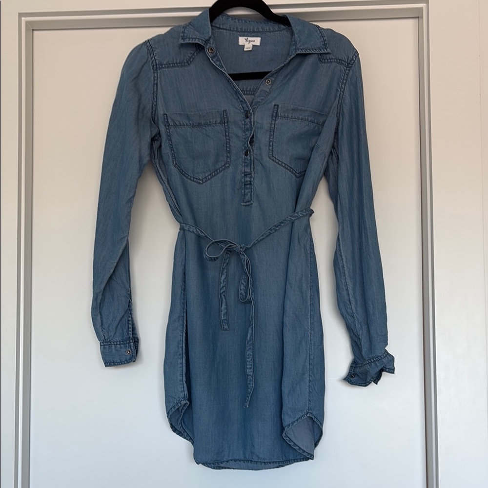 Thyme Maternity Blue Denim Tunic